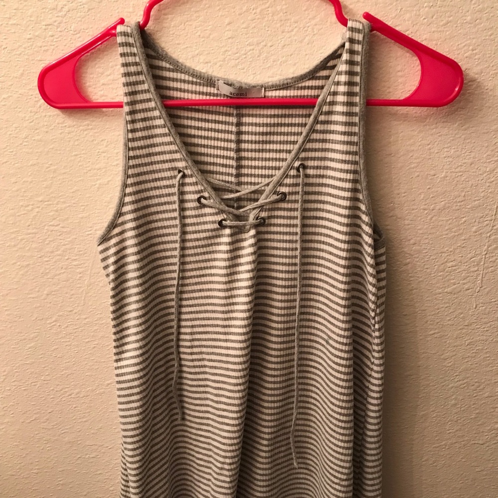 Tank Top laced up front